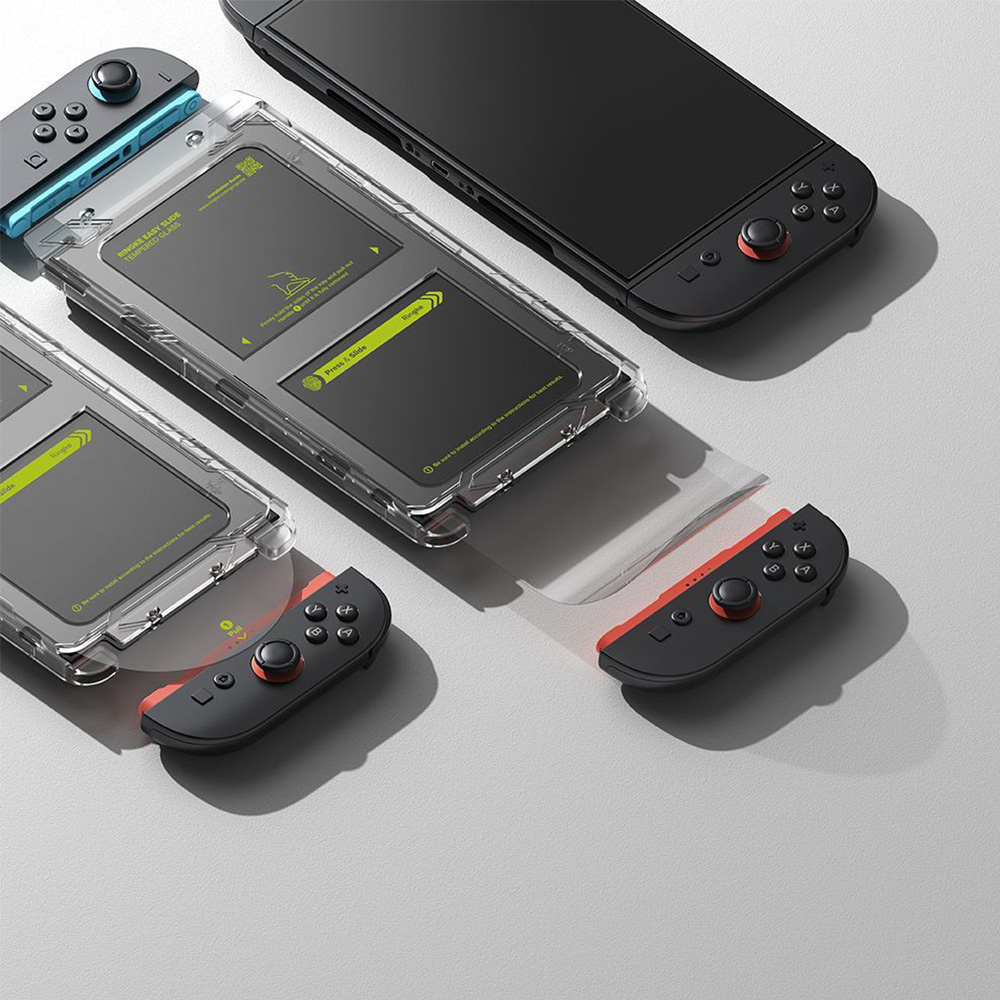 Szkło hartowane na ekran z aplikatorem Ringke Easy Slide 2-Pack do Nintendo Switch 2
